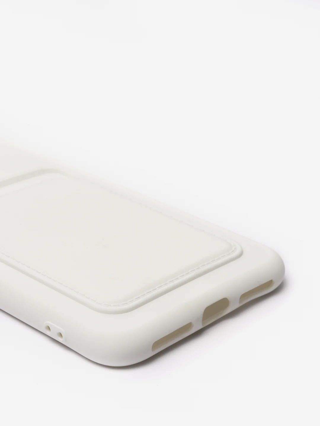 Белый чехлы Iphone c кармашком для карт