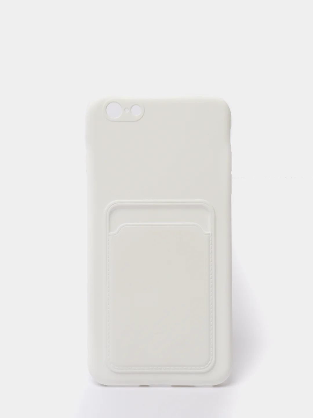 Белый чехлы Iphone c кармашком для карт