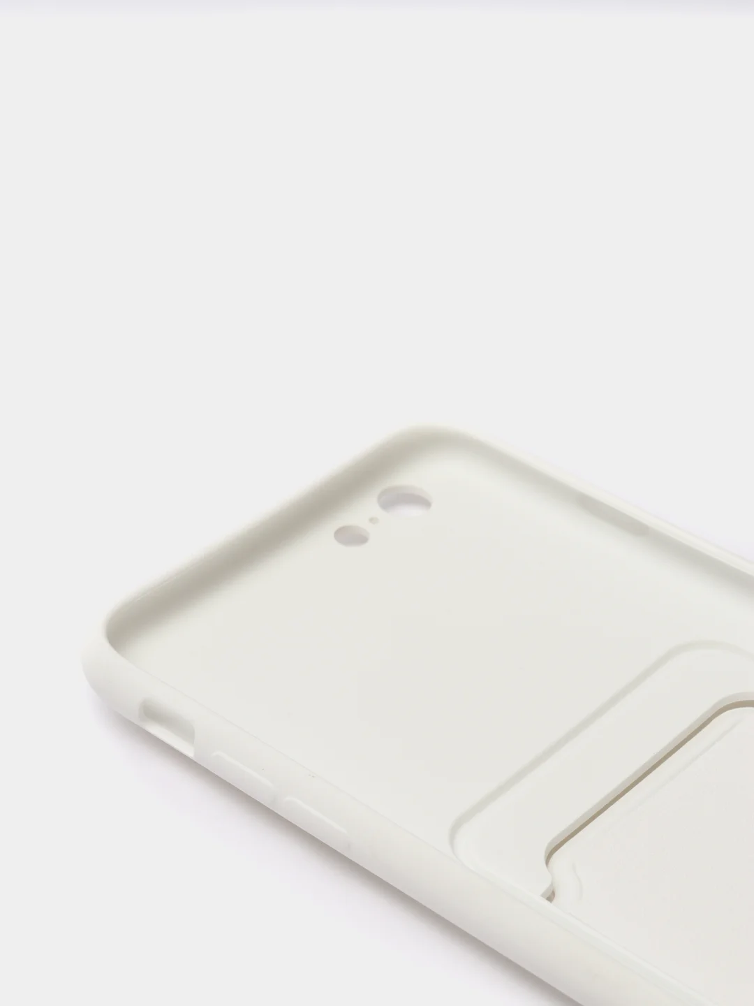 Белый чехлы Iphone c кармашком для карт