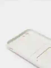 Белый чехлы Iphone c кармашком для карт