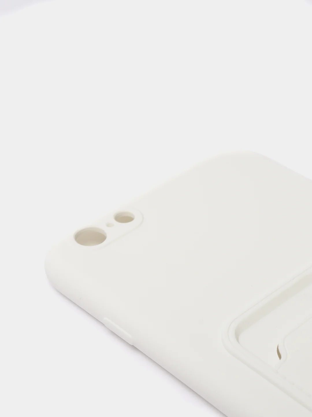 Белый чехлы Iphone c кармашком для карт