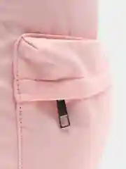 Розовый рюкзак женский черный, розовый, желтый