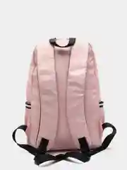 Розовый рюкзак женский черный, розовый, желтый