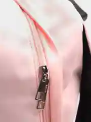 Розовый рюкзак женский черный, розовый, желтый