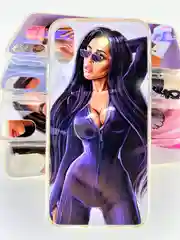 Чехол силиконовый с рисунком принтом "Девушки" для iPhone X, XS