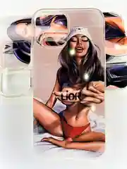Чехол силиконовый с рисунком принтом "Девушки" для iPhone 12 Pro Max