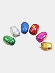 Лента упаковочная голография, ассорти 0,5 см х 10 м (набор 6 шт.)