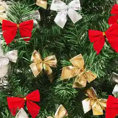 Золотой елочное украшение бантики/ Бантики на елку