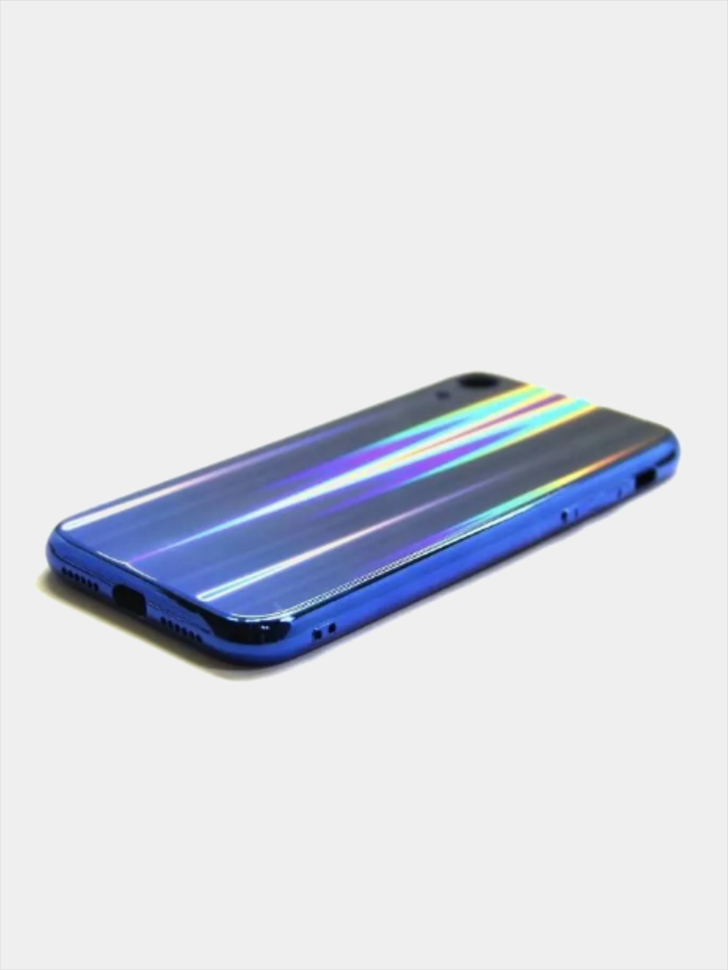 Чехол Iphone Xr, Омбре Laser Glass, лазерный перелив, очень эффектный
