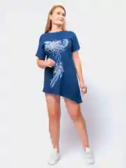 Синий меланж туника ARKAR/713