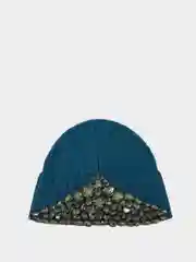 Шапка со стразами женская