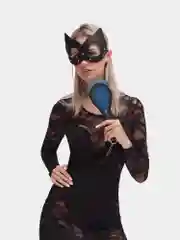 Кожаная маска кошки, 2 цвета