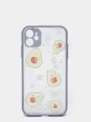 Небесно-голубой чехол для iPhone 11, 11 Pro, 12, 12 Pro Max, XR с картинкой / рисунком
