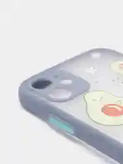 Небесно-голубой чехол для iPhone 11, 11 Pro, 12, 12 Pro Max, XR с картинкой / рисунком