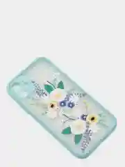 Бирюзовый чехол для iPhone 11, 11 Pro, 12, 12 Pro Max, XR с картинкой / рисунком