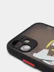 Угольный чехол для iPhone 11, 11 Pro, 12, 12 Pro Max, XR с картинкой / рисунком