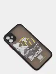 Угольный чехол для iPhone 11, 11 Pro, 12, 12 Pro Max, XR с картинкой / рисунком