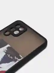 Черный чехол для Samsung A02, A02S, A32, A52, A12, A51, M12, M51 с картинкой / рисунком