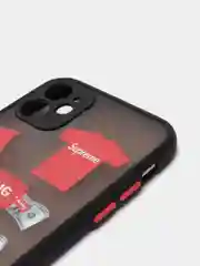 Черный чехол для iPhone 11, 11 Pro, 12, 12 Pro Max, XR с картинкой / рисунком