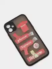Черный чехол для iPhone 11, 11 Pro, 12, 12 Pro Max, XR с картинкой / рисунком