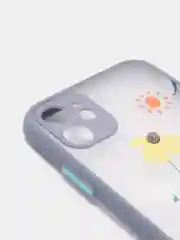 Ледяной чехол для iPhone 11, 11 Pro, 12, 12 Pro Max, XR с картинкой / рисунком