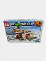 Белый конструктор MY WORLD Майнкрафт (Minecraft), 125-136 деталей, 4 вида