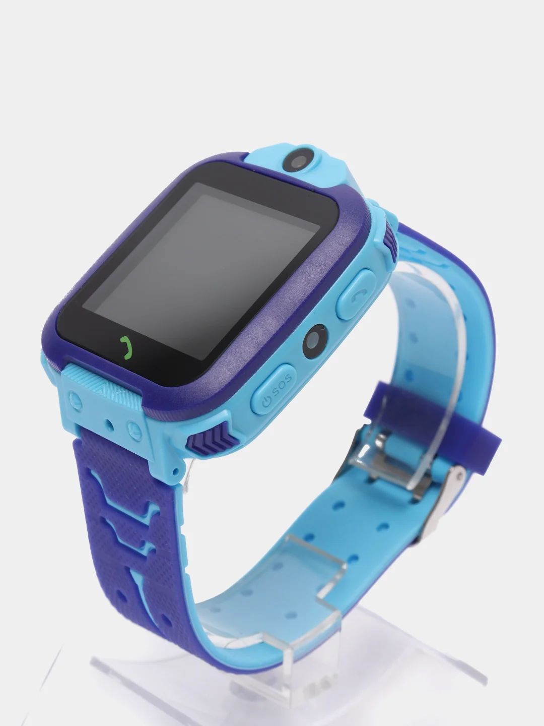 Бирюзовый детские умные часы smart baby watch Q12 с GPS