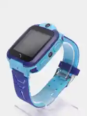 Бирюзовый детские умные часы smart baby watch Q12 с GPS