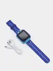 Бирюзовый детские умные часы smart baby watch Q12 с GPS