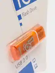 Оранжевый usb флеш накопитель SmartBuy Glossy флешка 8 / 16 / 32 / 64 gb