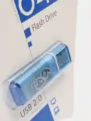 Синий usb флеш накопитель SmartBuy Glossy флешка 8 / 16 / 32 / 64 gb