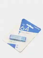 Синий usb флеш накопитель SmartBuy Glossy флешка 8 / 16 / 32 / 64 gb