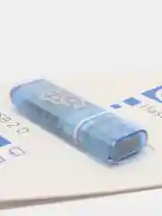 Синий usb флеш накопитель SmartBuy Glossy флешка 8 / 16 / 32 / 64 gb