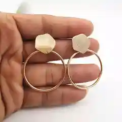 Серьги-кольца,  подвески большие для женщин
