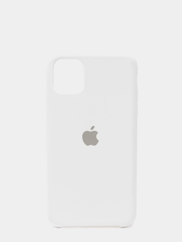 Чехол для iPhone 11 Pro 5.8" Silicone Case, закрытый низ с логотипом