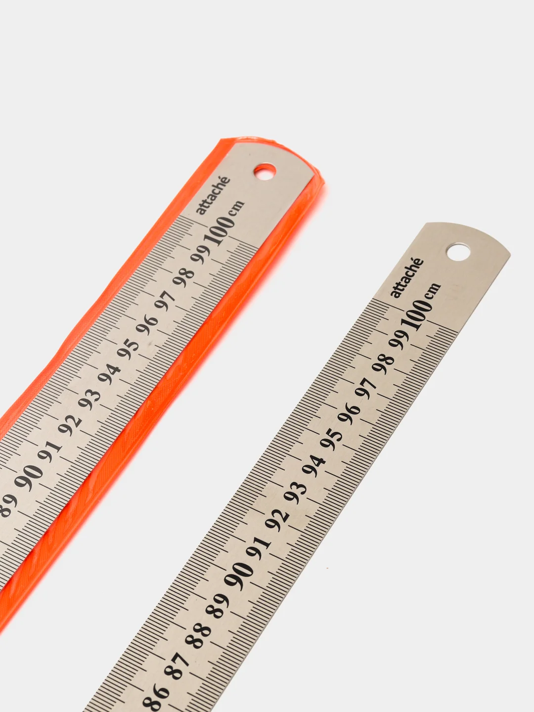 Линейка металлическая, Attache, 100 см, 5 штук