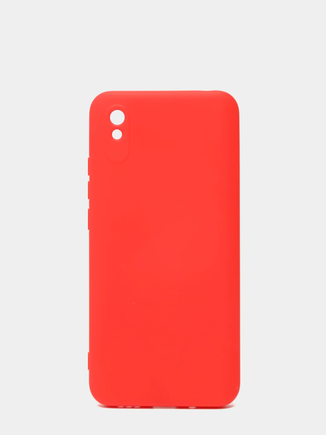 Красный чехол Xiaomi Redmi 9A, Сяоми Редми 9А силиконовый Silicone Cover с закрытым низом