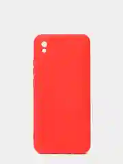 Красный чехол Xiaomi Redmi 9A, Сяоми Редми 9А силиконовый Silicone Cover с закрытым низом