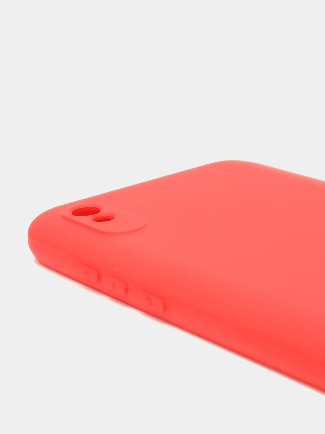 Красный чехол Xiaomi Redmi 9A, Сяоми Редми 9А силиконовый Silicone Cover с закрытым низом