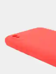 Красный чехол Xiaomi Redmi 9A, Сяоми Редми 9А силиконовый Silicone Cover с закрытым низом