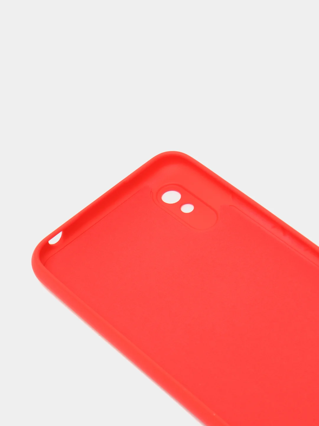 Красный чехол Xiaomi Redmi 9A, Сяоми Редми 9А силиконовый Silicone Cover с закрытым низом
