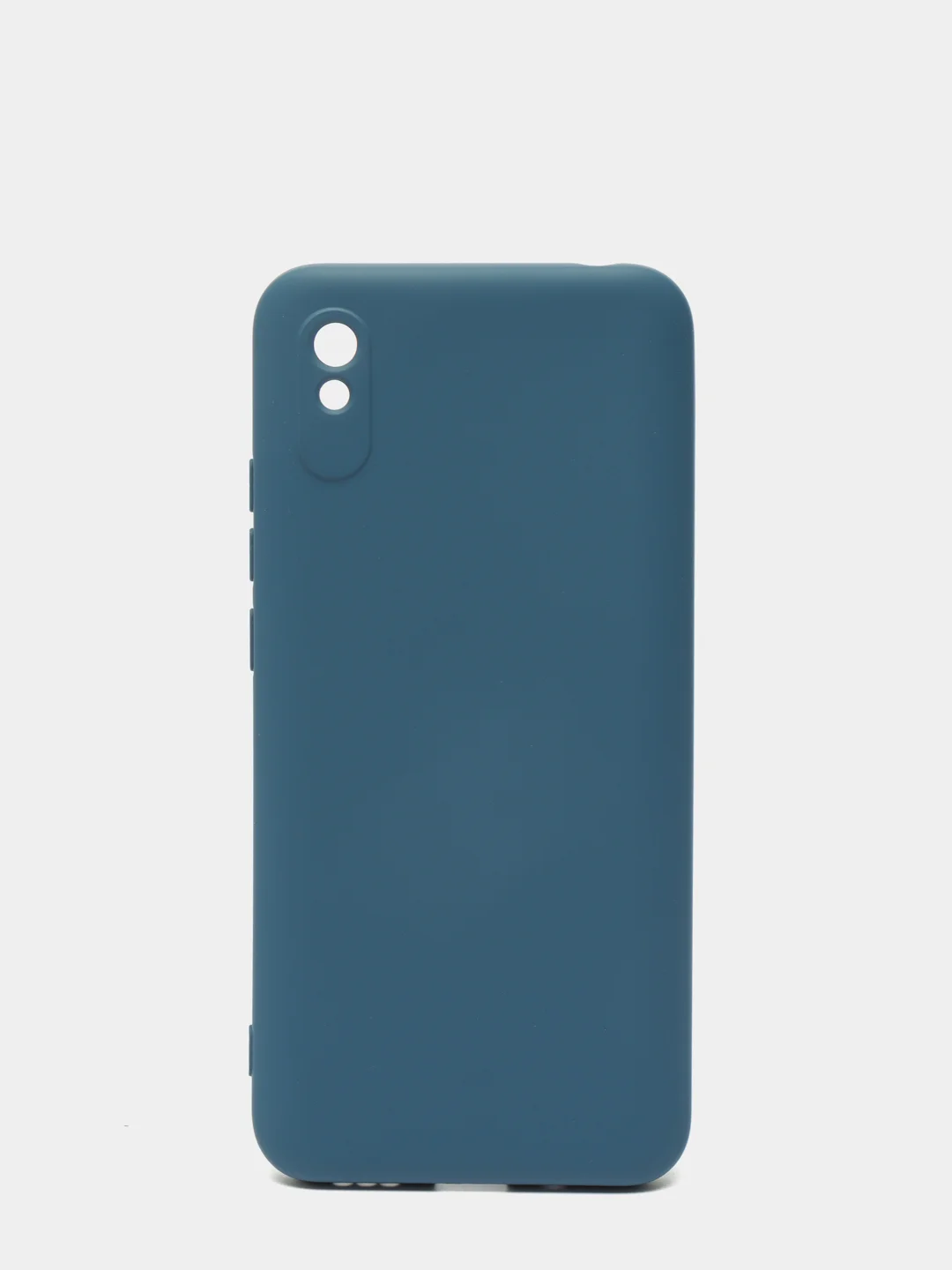Темно-синий чехол Xiaomi Redmi 9A, Сяоми Редми 9А силиконовый Silicone Cover с закрытым низом