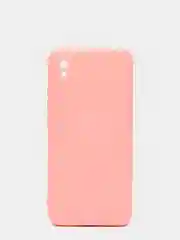 Розовый чехол Xiaomi Redmi 9A, Сяоми Редми 9А силиконовый Silicone Cover с закрытым низом