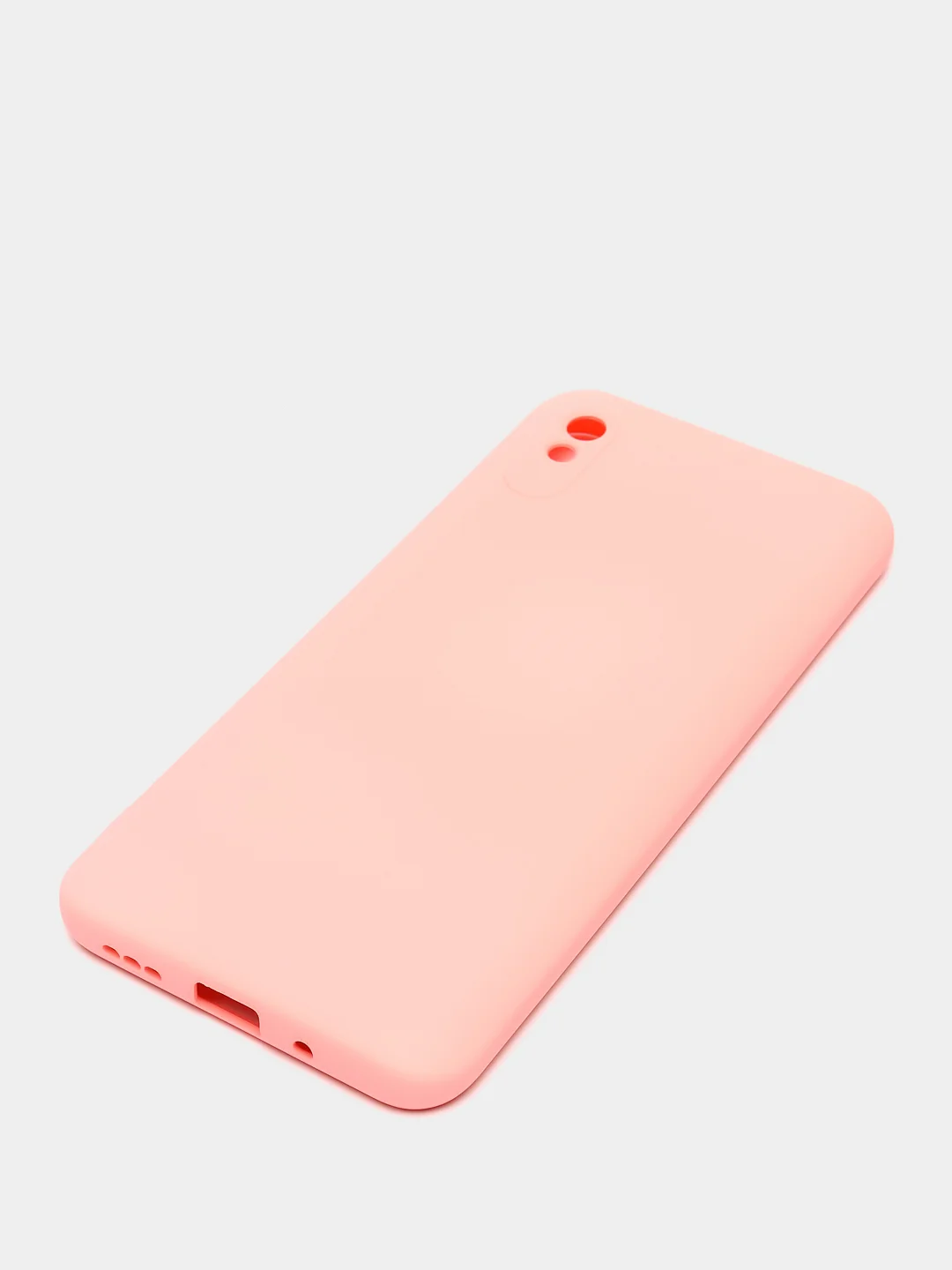 Розовый чехол Xiaomi Redmi 9A, Сяоми Редми 9А силиконовый Silicone Cover с закрытым низом