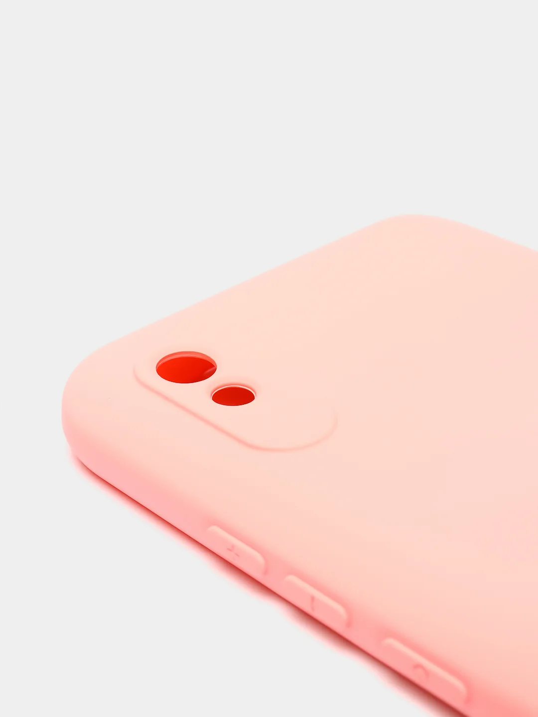 Розовый чехол Xiaomi Redmi 9A, Сяоми Редми 9А силиконовый Silicone Cover с закрытым низом