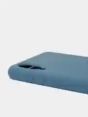 Темно-синий чехол Samsung Galaxy A02, Галакси А02 силиконовый  Silicone Cover с закрытым низом