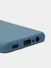 Темно-синий чехол Samsung Galaxy A02, Галакси А02 силиконовый  Silicone Cover с закрытым низом