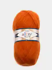 Горчичный пряжа Alize Angora Real 40 (Ализе Ангора Реал 40)