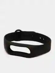 Силиконовый ремешок для Xiaomi Mi Band 2/Band 3/Band 4/Band 5/Band 8, чёрный