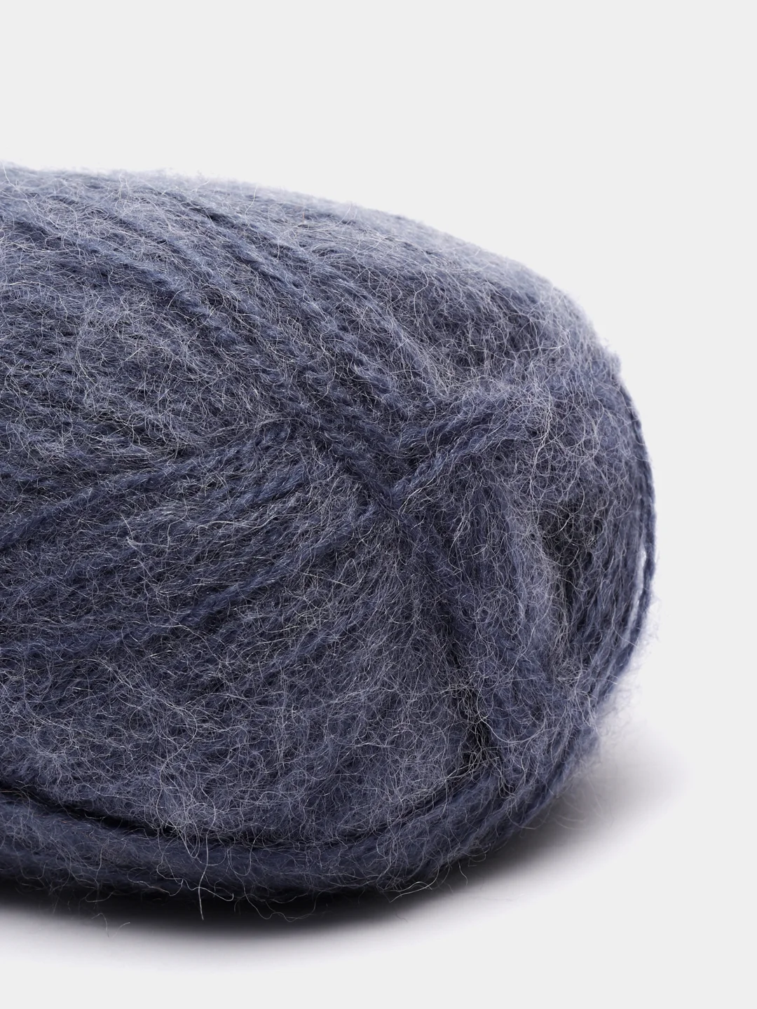 Синий меланж пряжа Alize Angora Real 40 (Ализе Ангора Реал 40)